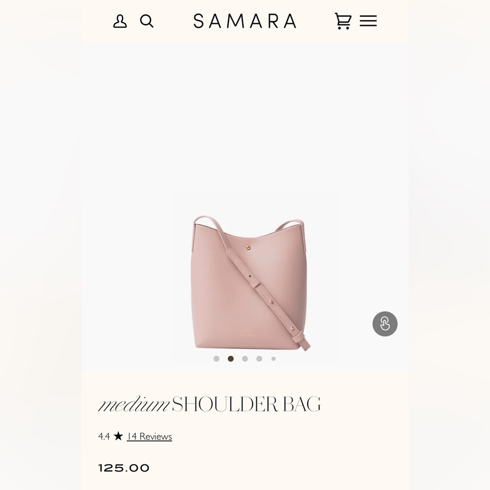 Elegant Pink Shoulder Bag